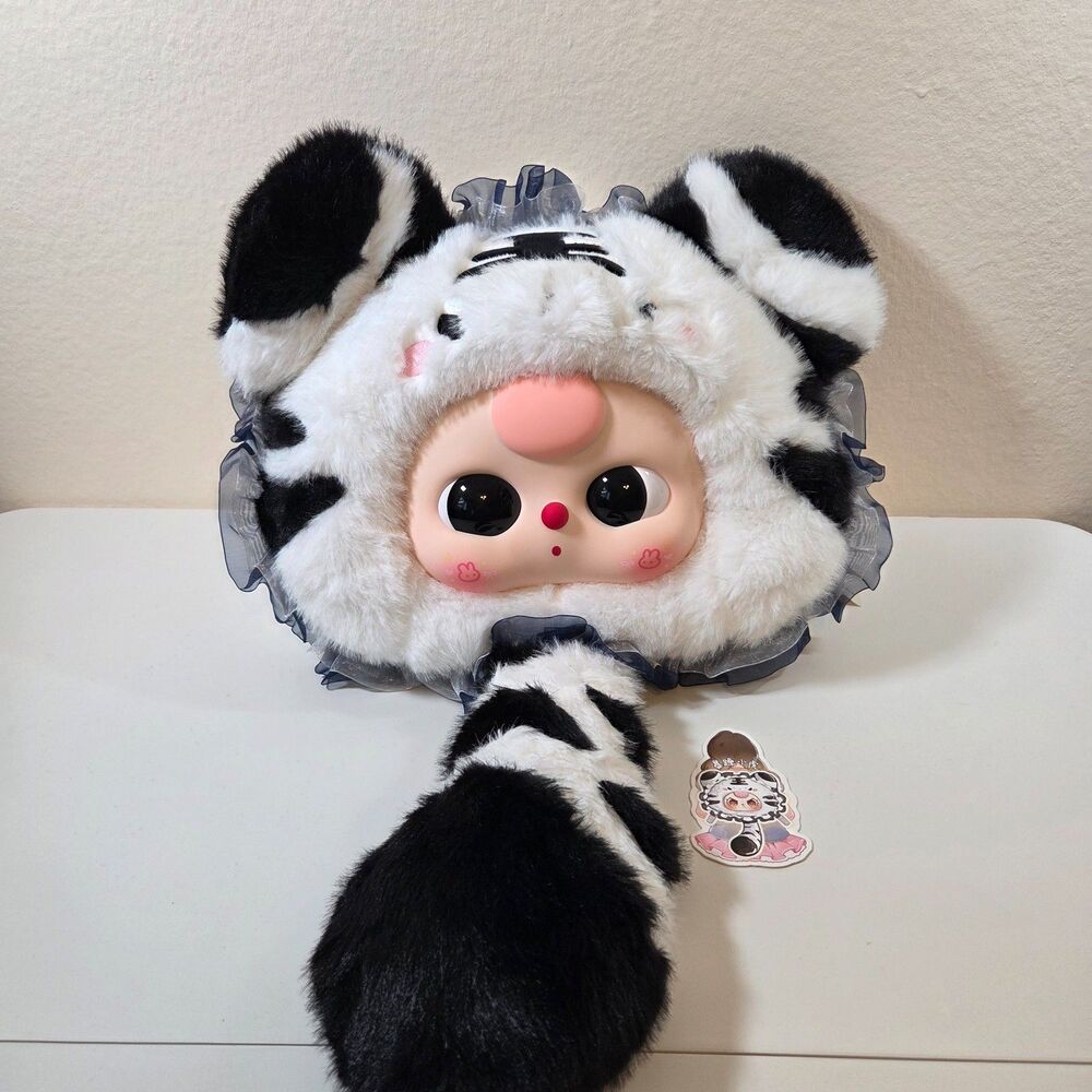 Baby Three Fairy Tale Big Head Bag Feisty Little Tiger Plush Backpack BB3